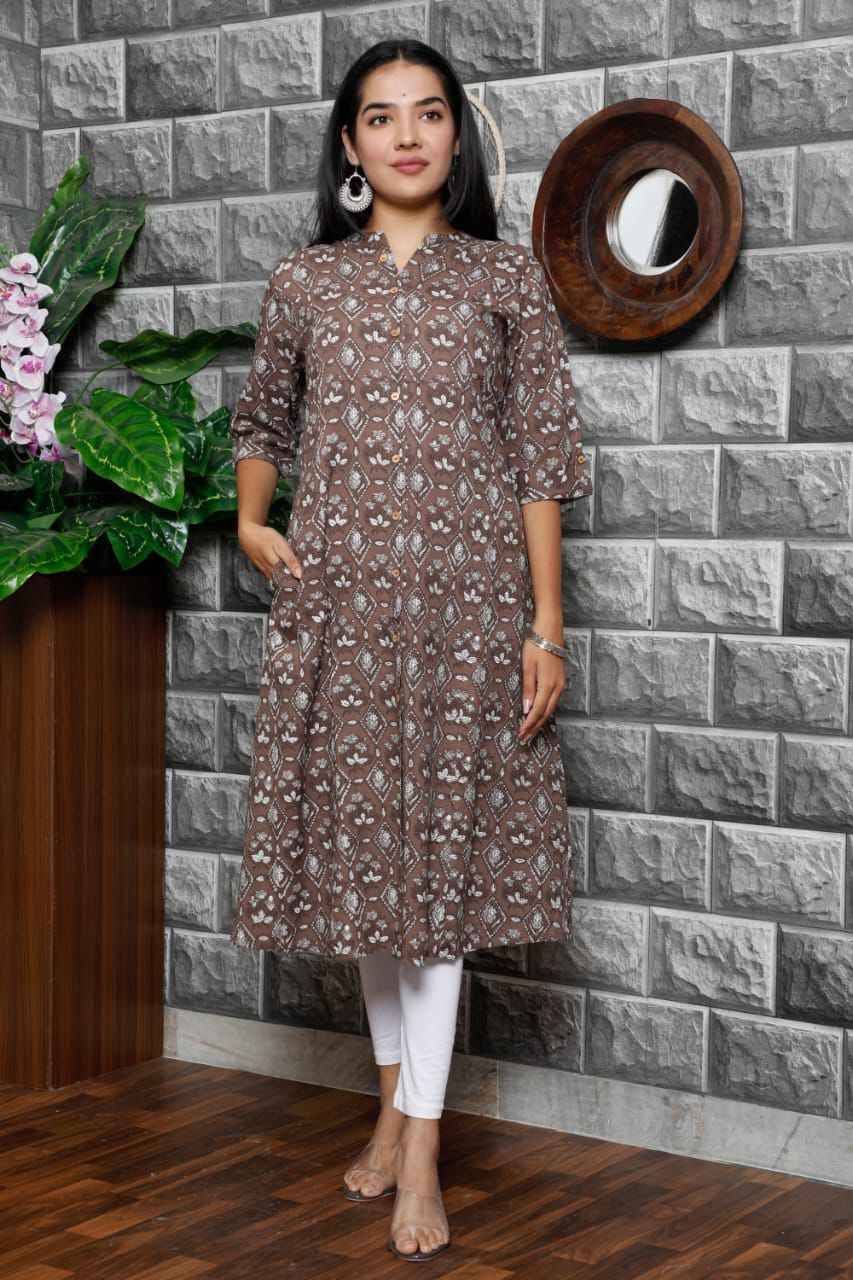 K 909 BY FASHID 01 to 31 Series Designer Collection Beautiful Stylish Fancy Colorful Party Wear & Occasional Wear Cambric Cotton Print Kurtis At Wholesale Price